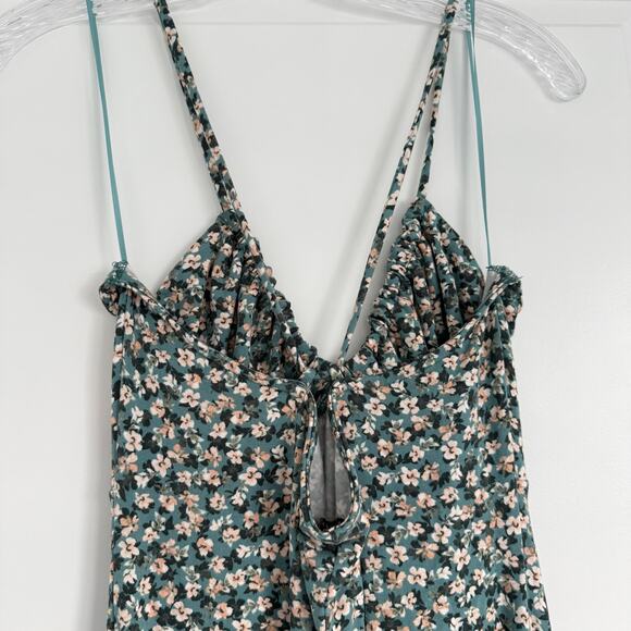 Z supply Melinda Ditsy Mini Print Maxi Dress Size L NWT - Picture 5 of 8